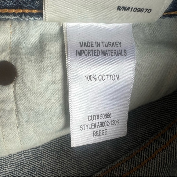 Agolde Womens Reese Blue Denim Cut Off Shorts Button Fly 100% Cotton Size 31 - Picture 9 of 10